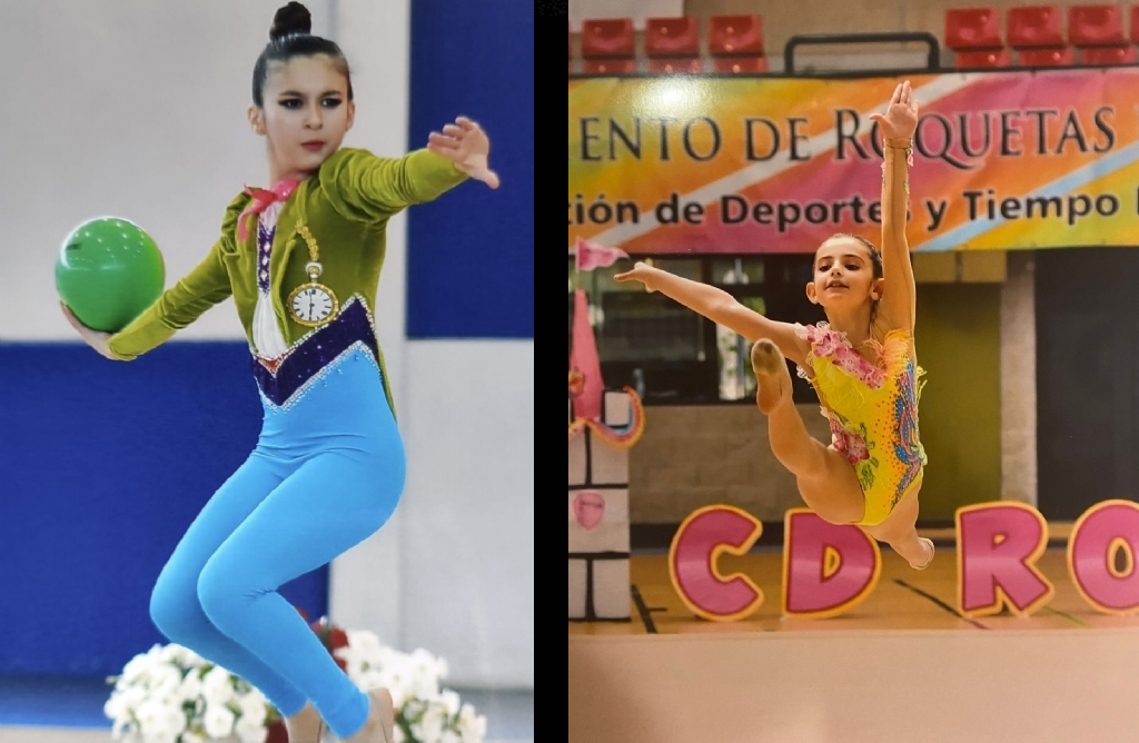 Oros para María López y Aitana Gázquez en el VI Torneo Nacional del Club Gimnasia Rítmica La Mojonera