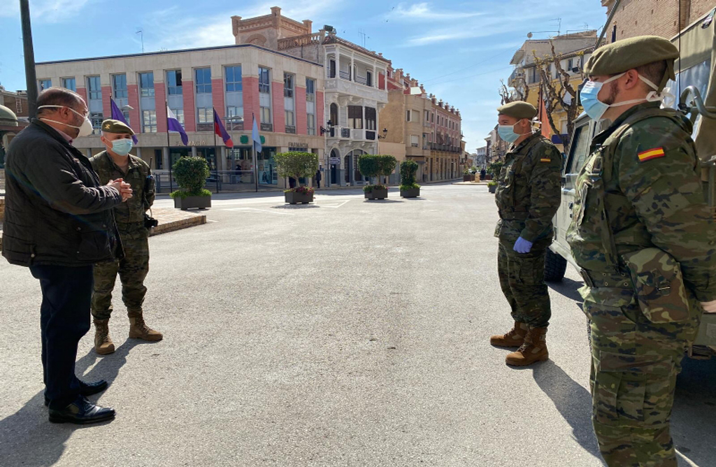 Totana Militares De Artilleria Antiaerea De Cartagena Continuan Desplegandose En El Municipio Detotana