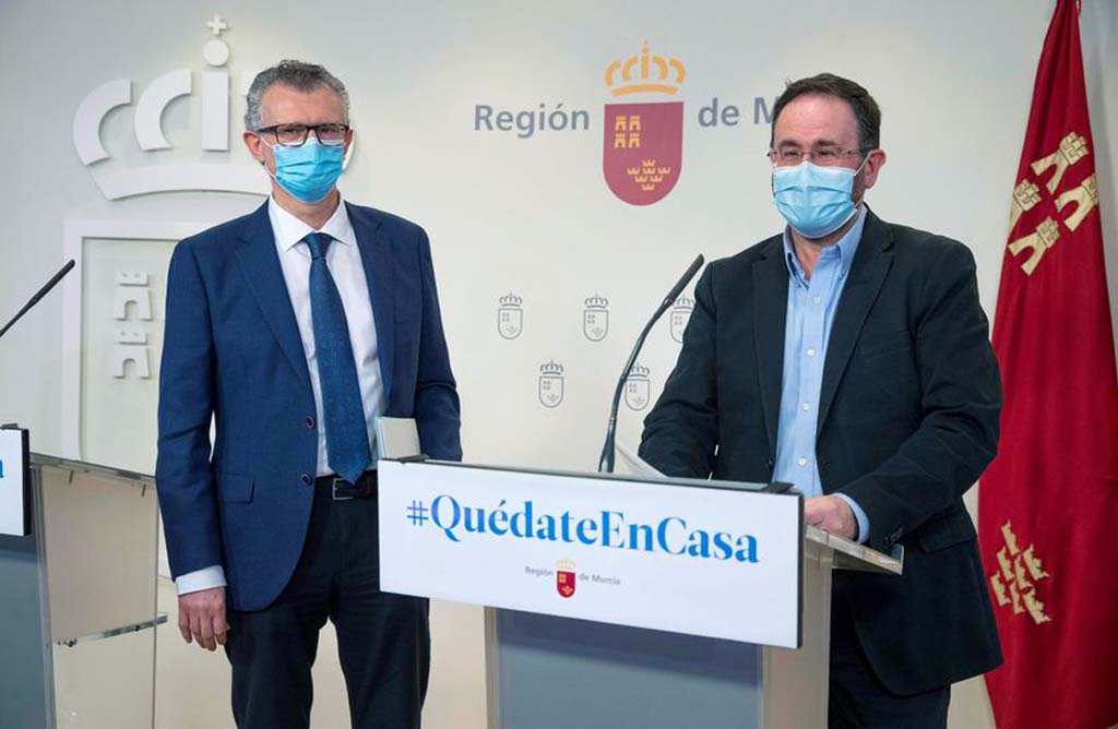 Informacion de la situacion de la Pandemia en la region de Murcia - Orden de 30 de marzo de 2021 de la Consejería de Salud